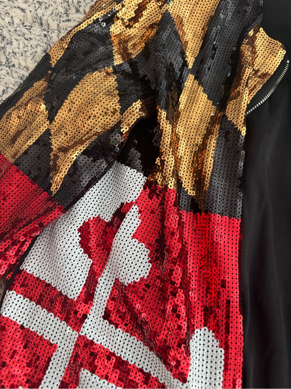 Maryland Flag sequin jacket - Picture 4 of 6